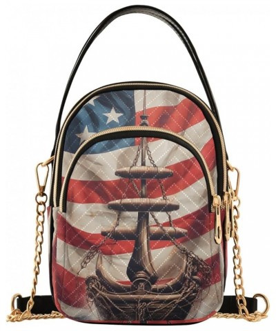 USA Flag and Board Women's Crossbody Handbags Cell Phone Purse Crossbody Usa Flag and Board $10.69 Shoulder Bags