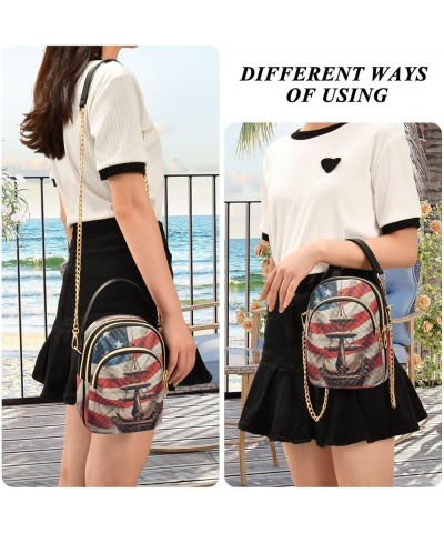 USA Flag and Board Women's Crossbody Handbags Cell Phone Purse Crossbody Usa Flag and Board $10.69 Shoulder Bags