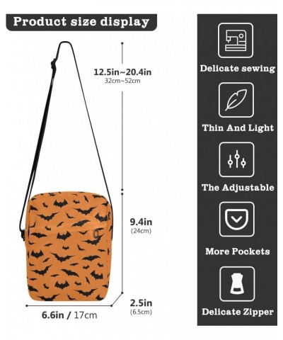 Crossbody Bags Bats Women Men Mini Messenger Bag, Adjustable Side Shoulder Bag, Travel Portable Purse Phone Passport $12.98 C...