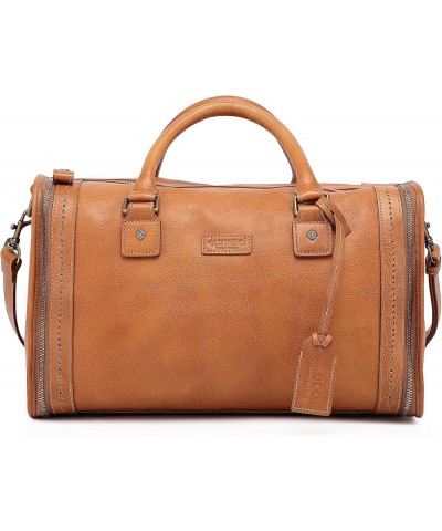 Genuine Leather Cambria Satchel Chestnut $115.28 Satchels