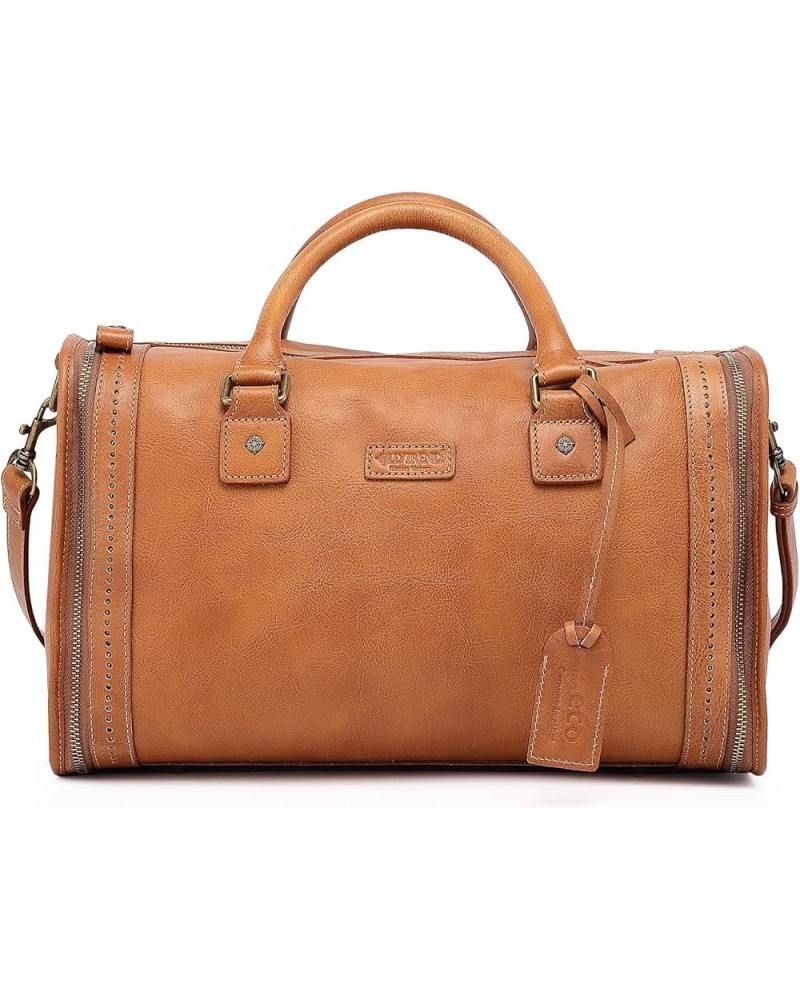 Genuine Leather Cambria Satchel Chestnut $115.28 Satchels