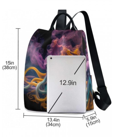 Women Fashion Backpack - Abstract Fluid Octopuses, Anti Theft Casual Daypack Shoulder Bag Purse for Travel Work 15 inches $19...