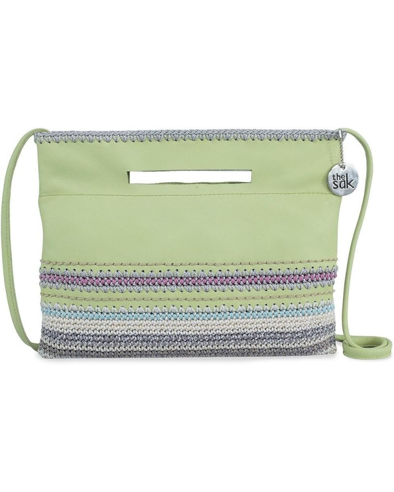 Linden 3-in-1 Convertible Crossbody Bag in Leather Key Lime Seminyak $30.24 Crossbody Bags