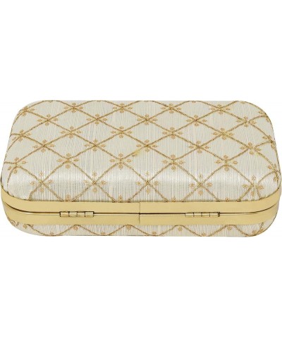 Women and Girls Box Clutch Beige Box $32.55 Clutches