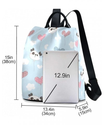 Pandas Hearts Womens Backpack Purse Travel Backpack Anti Theft Shoulder Bag Satchel Bags for Travel Work Women Ladies $17.67 ...