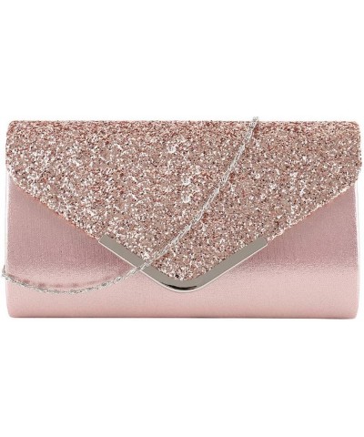 Goodbag Boutique Women Glitter Evening Clutch Purse Shining Envelope Shoulder Bag Chain Cross Body Bag For Wedding Party Prom...