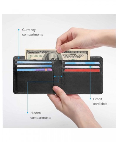 PU Leather Bifold Wallet Coin Purse Soft Stylish Credit Pass Case Card-Holder for Boy Girl Men Woman Money Storage Multi 12 $...