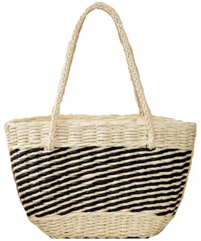 Straw bag, beach bag, shoulder bag, women's bag, vacation bag, handbag, woven bag, camel, 39 * 13 * 22cm Beige 39*13*22cm $23...