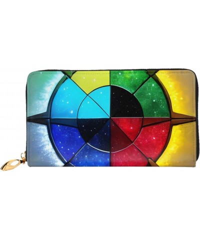 Shine In All DirectionsWomen'S Zipped Wallet With Multiple Card Slots. With Zipped Coin Pocket. $26.14 Wallets