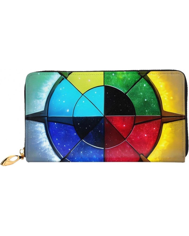 Shine In All DirectionsWomen'S Zipped Wallet With Multiple Card Slots. With Zipped Coin Pocket. $26.14 Wallets