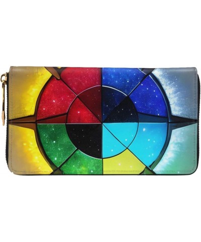 Shine In All DirectionsWomen'S Zipped Wallet With Multiple Card Slots. With Zipped Coin Pocket. $26.14 Wallets