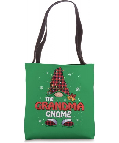 Funny Grandma Gnome Buffalo Plaid Girls Women Tote Bag $12.59 Totes