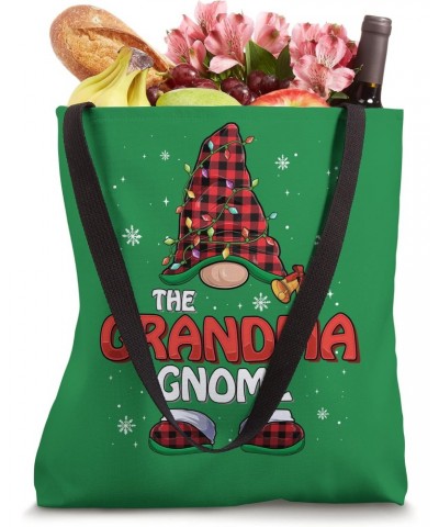 Funny Grandma Gnome Buffalo Plaid Girls Women Tote Bag $12.59 Totes