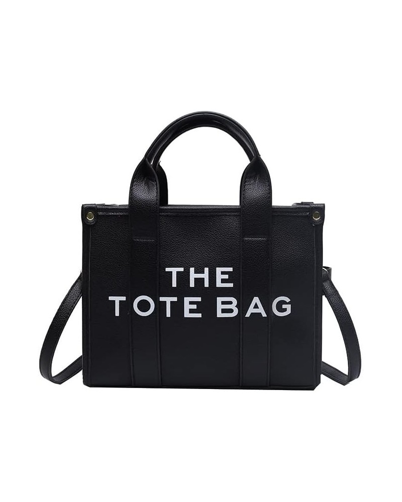 Tote Bags for Women, Leather Mini Tote Bag with Zipper, Shoulder/Crossbody/Handbag(11 * 8.26 * 4.3 in) Black $16.00 Totes