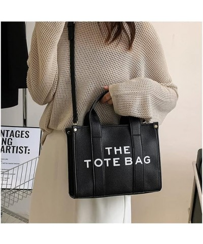 Tote Bags for Women, Leather Mini Tote Bag with Zipper, Shoulder/Crossbody/Handbag(11 * 8.26 * 4.3 in) Black $16.00 Totes