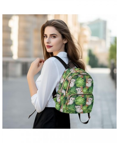 Cute Koala Bear Wild Animal Palm Leaves Casual Fashion Polyester Travel Rucksack Shoulder Bag Color Medium $22.19 Backpacks