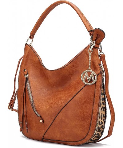 Hobo Purses for Women – PU Leather Handbag Womens Hobo Shoulder bag – Fashion Top Handle Lisanna Cognac Brown $34.19 Hobo Bags