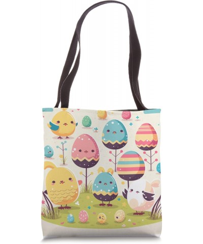 Funny Easter Celebration Easter Bunny Cool Easter Egg Tote Bag $13.52 Totes