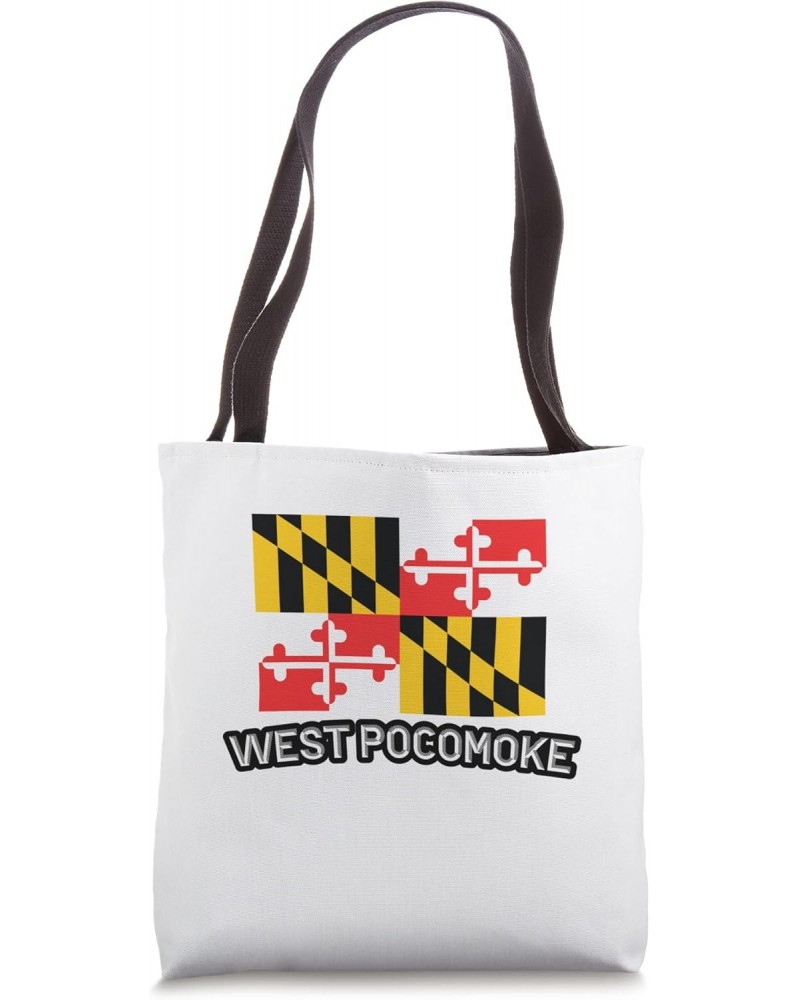 West Pocomoke - Maryland | MD City State USA - Cute Souvenir Tote Bag $18.00 Totes