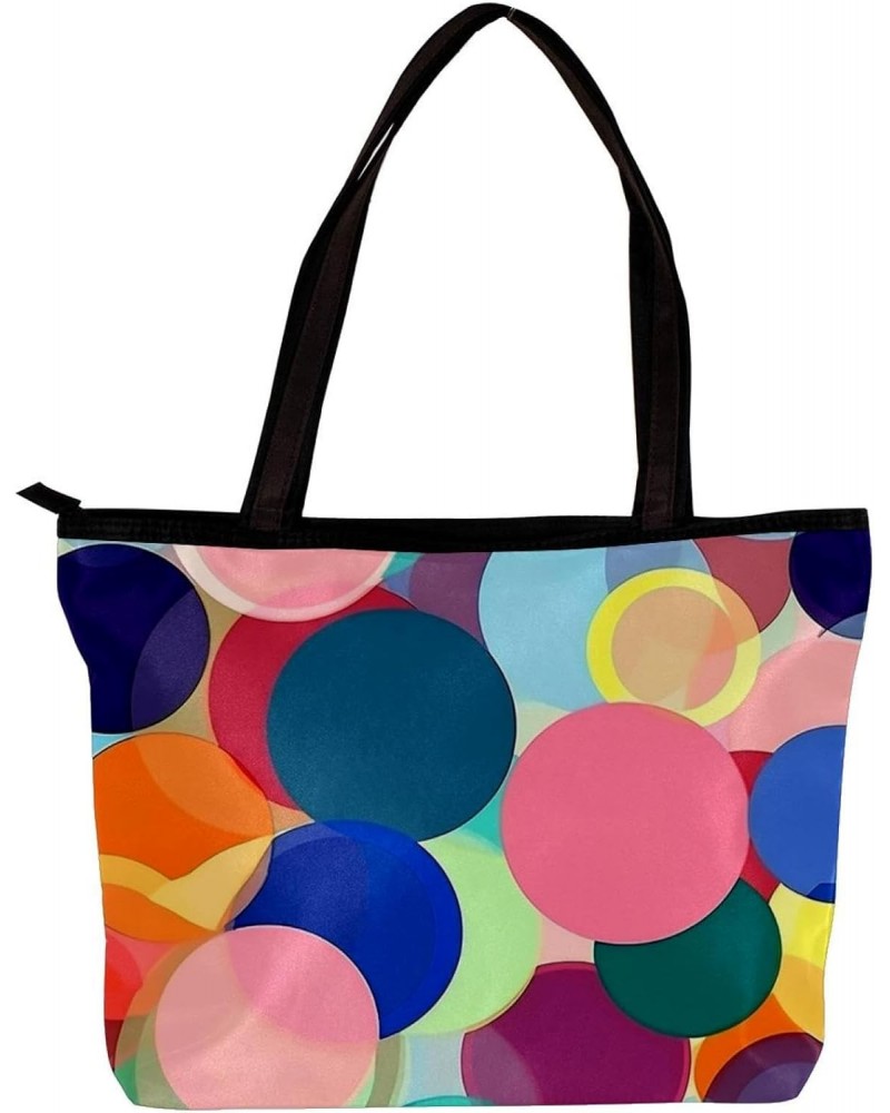 The Tote Bag For Women,Purses For Women,Handbags For Women,Art Abstract Dots Colored Handbags $11.26 Totes