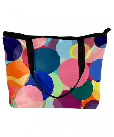 The Tote Bag For Women,Purses For Women,Handbags For Women,Art Abstract Dots Colored Handbags $11.26 Totes