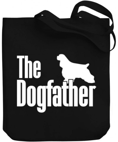 The dogfather Cocker Spaniel Canvas Tote Bag 10.5" x 16" x 4 $23.59 Totes