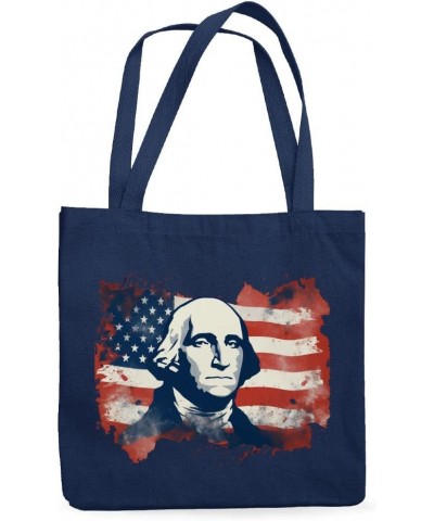 American President Canvas Tote Bag - Best Present Ideas - Great Tote Bags Navy $15.04 Totes