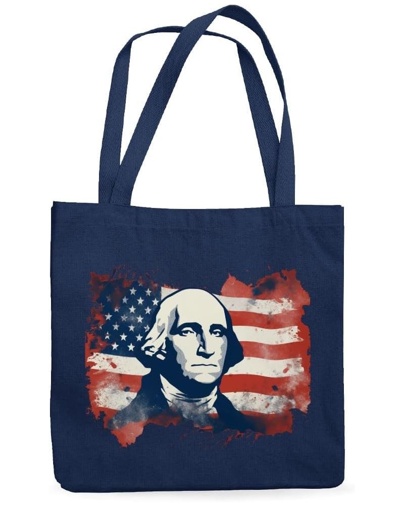 American President Canvas Tote Bag - Best Present Ideas - Great Tote Bags Navy $15.04 Totes