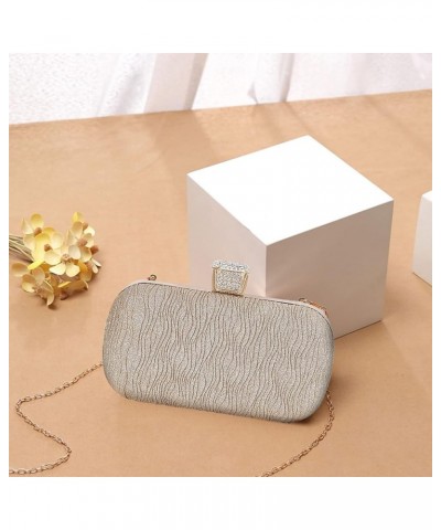 Womens Evening Bag Sparkly Sequins Handbag Glitter Clutch Bag Elegant Shoulder Bag Gold $28.75 Evening Bags