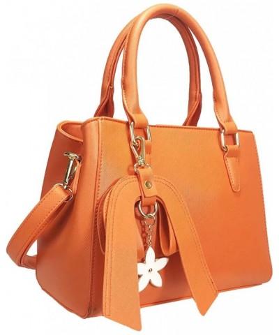 Flower Bow Hnadbag Orange $23.19 Wallets