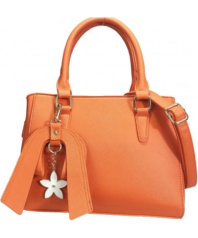 Flower Bow Hnadbag Orange $23.19 Wallets