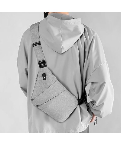 Anti Theft Bag, Cross Body Travel Bag,Anti Theft Travel Bag,Slim Sling Bag Cross Body Light Gray $9.80 Others