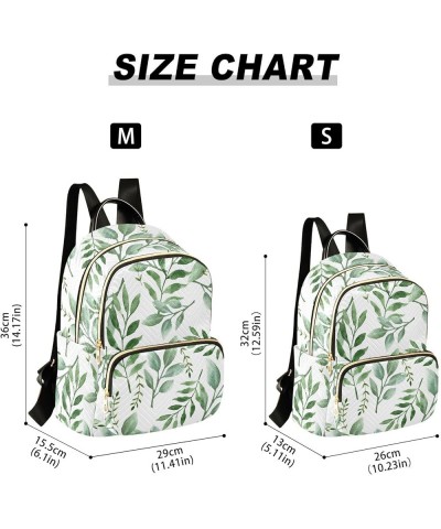 Summer Leaves Backpack Purse for Women Small Mini Women's Fashion Backpack Hiking Sports Ladies Daypack,M Small $18.54 Backpacks