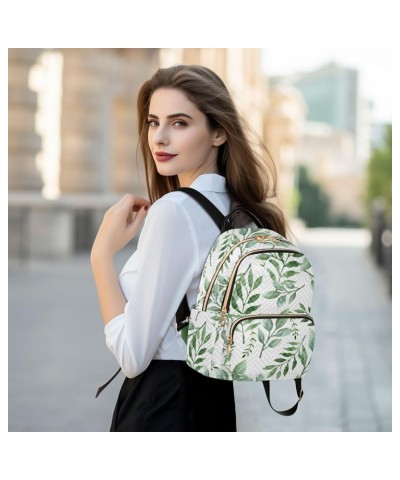 Summer Leaves Backpack Purse for Women Small Mini Women's Fashion Backpack Hiking Sports Ladies Daypack,M Small $18.54 Backpacks