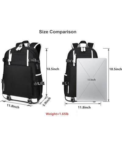 Football Star USB Charging Port Rucksack Mbappe Bookbag-Classic Large Capacity Travel Knapsack Lightweight Daypack One Size G...