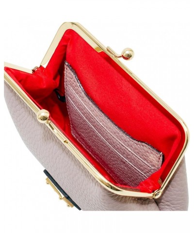 Wallet, Pebble Grain Large Framed Purse Wallet - Smoke Oyster $25.50 Wallets