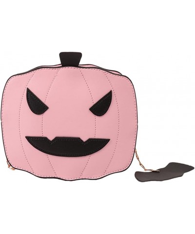 Women Shoulder Bag Shiny Sequin Halloween Pumpkin Crossbody Bags PU Leather Handbag Fanny Packs with Chain Strap Pink $15.20 ...