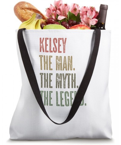 KELSEY the Man the Myth the LEGEND | FUNNY - Men Boys Name Tote Bag $11.20 Totes