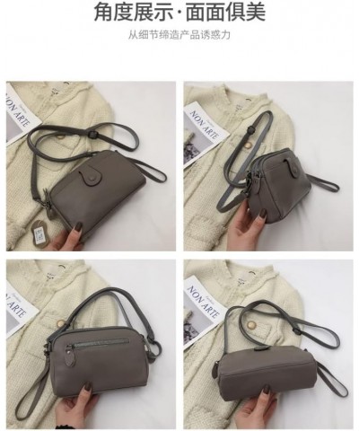 Genuine Leather Crossbody Bag for Women Small Size Handbag Mobile Phone Cluth Purse Green $26.37 Totes