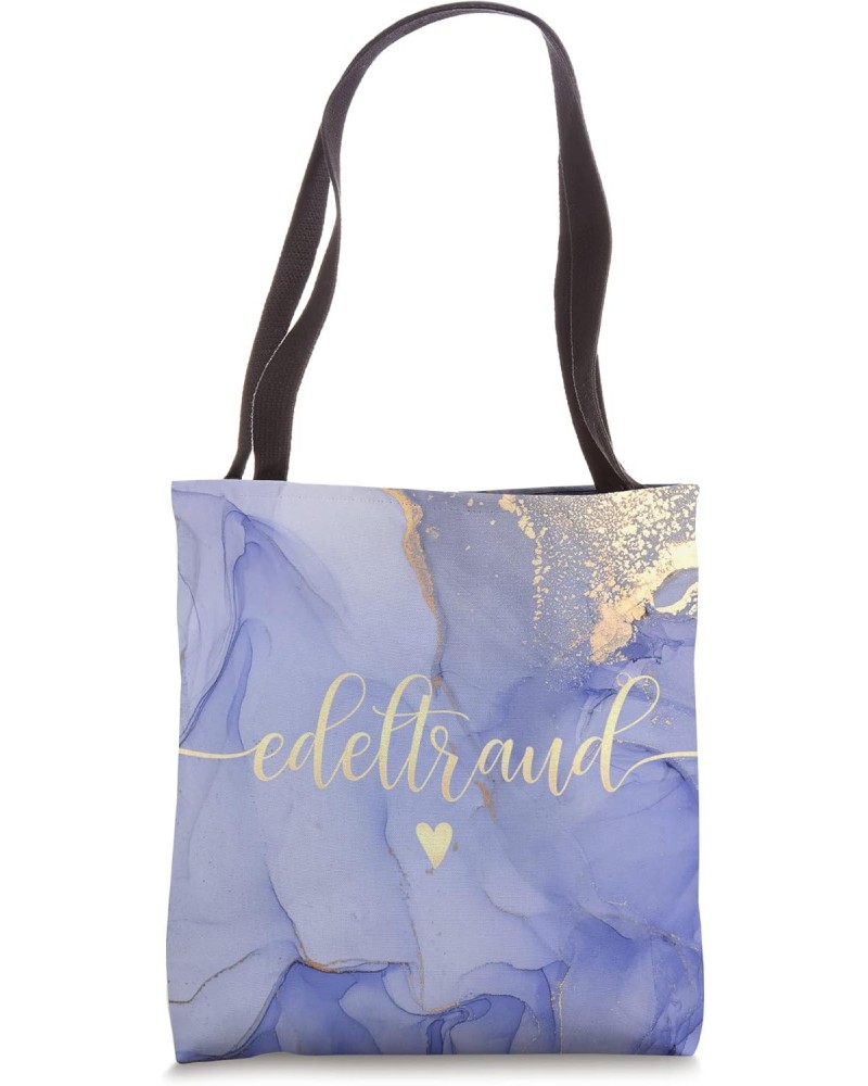 Edeltraud Letter E Initial Cute Purple Personalized Tote Bag $14.78 Totes