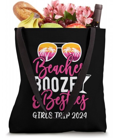 Weekend Getaway Girls Trip 2024 Beaches Booze and Besties Tote Bag $10.71 Totes