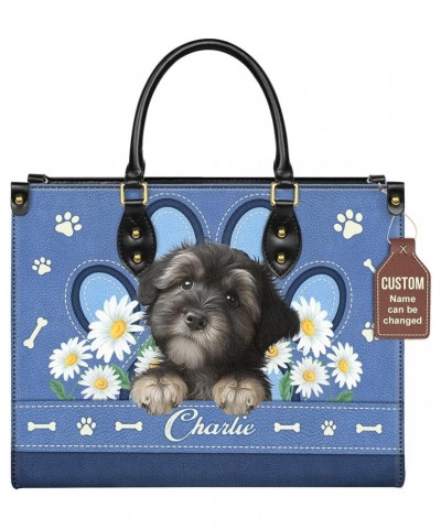 Personalized Havanese Dog Handbags, Custom Name Dog Leather Bags, Purses, Shoulder Bag, Gift For Dog Mom Dog Lover Style 6 $2...