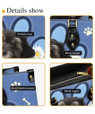 Personalized Havanese Dog Handbags, Custom Name Dog Leather Bags, Purses, Shoulder Bag, Gift For Dog Mom Dog Lover Style 6 $2...