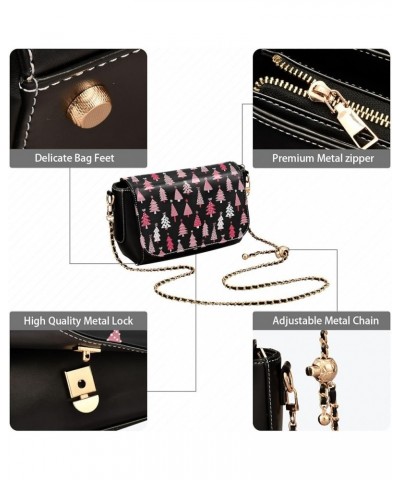 Crossbody Bags for Women Trendy Women's Black Shoulder Bag Small PU Leather Flap Cross Body Bag Handbags Pattern21 $23.36 Cro...