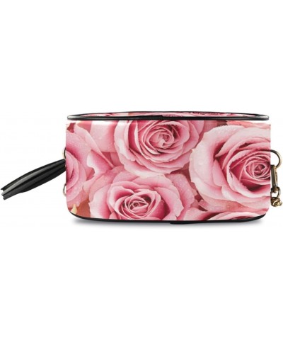 Women's Pink Rose Flower Crossbody Bag Fashion Purses Bag Cross Body Bag Shoulder Handbag with Adjustable Chain Strap $10.08 ...