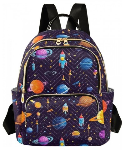 Backpack for Women Fashion Shoulder Bags Small Casual Daypack Travel Bag S 202a0385space Planet Galaxy S(10.23"x5.11"x12.59")...