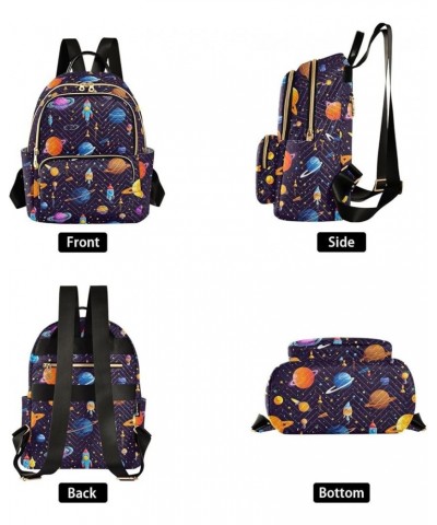 Backpack for Women Fashion Shoulder Bags Small Casual Daypack Travel Bag S 202a0385space Planet Galaxy S(10.23"x5.11"x12.59")...