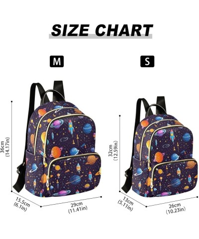 Backpack for Women Fashion Shoulder Bags Small Casual Daypack Travel Bag S 202a0385space Planet Galaxy S(10.23"x5.11"x12.59")...