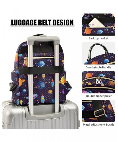 Backpack for Women Fashion Shoulder Bags Small Casual Daypack Travel Bag S 202a0385space Planet Galaxy S(10.23"x5.11"x12.59")...