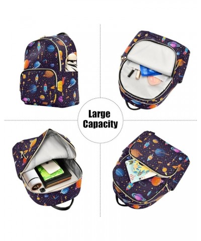 Backpack for Women Fashion Shoulder Bags Small Casual Daypack Travel Bag S 202a0385space Planet Galaxy S(10.23"x5.11"x12.59")...